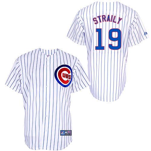 Dan Straily #19 Youth Baseball Jersey-Chicago Cubs Authentic Home White Cool Base MLB Jersey